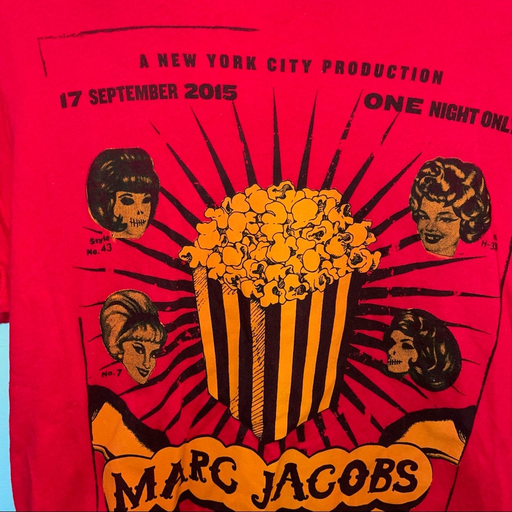 MARC JACOBS 2015 🎃Spooky💀 Red T-Shirt